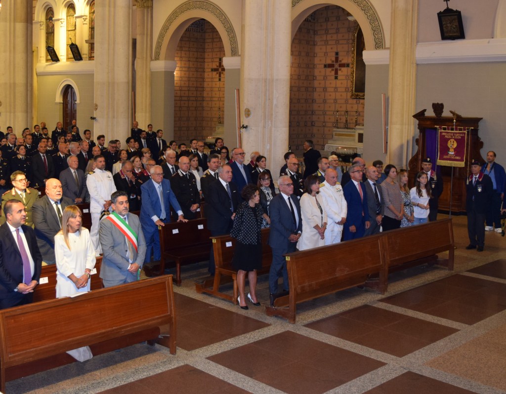 Reggio, celebrata al Duomo la Messa per San Michele Arcangelo, patrono della Polizia – FOTO
