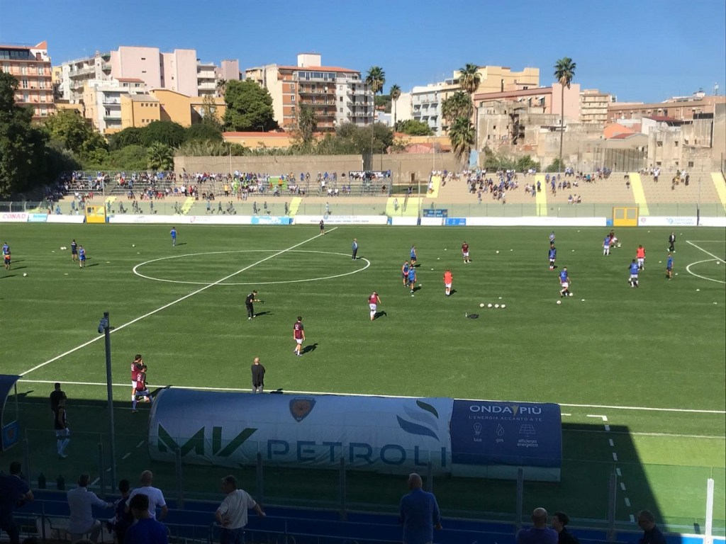 Siracusa Reggina riscaldamento
