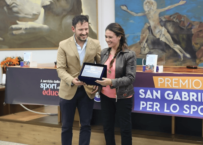 Giusy Versace riceve il 'Premio nazionale San Gabriele per lo sport'