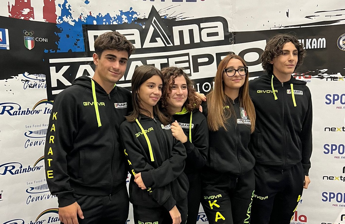 Atleti del Karate Catona