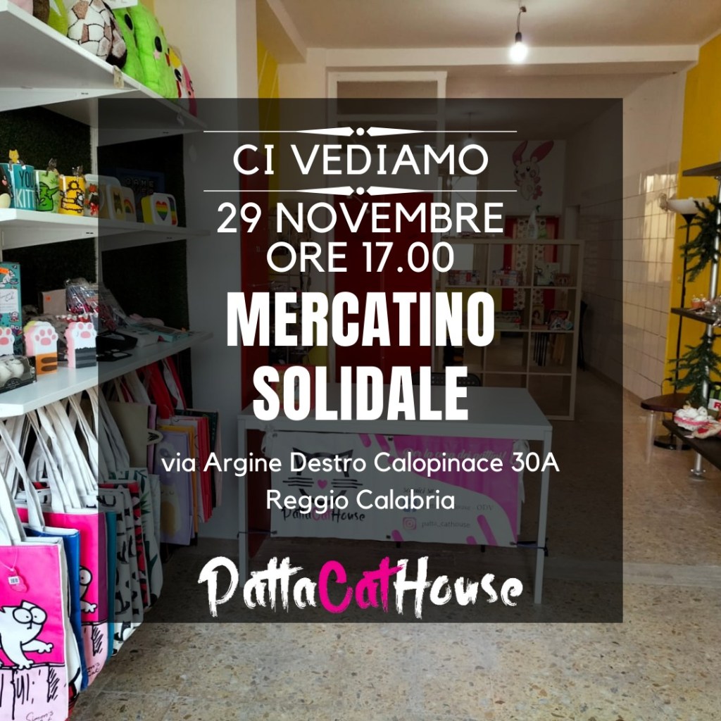 locandina mercatino solidale
