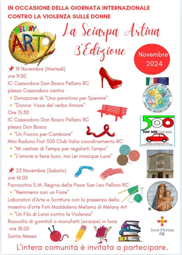 locandina sciarpa artina