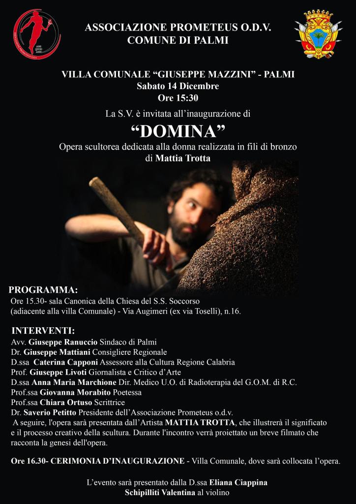 Inaugurazione Domina Associazione Prometeus Locandina