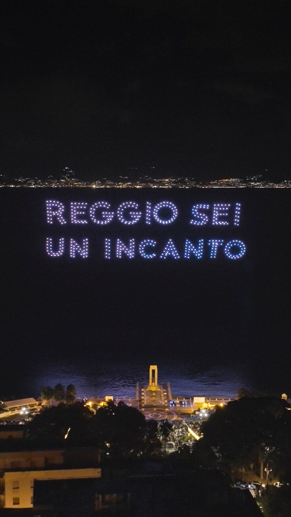 drone show reggio sei un incanto