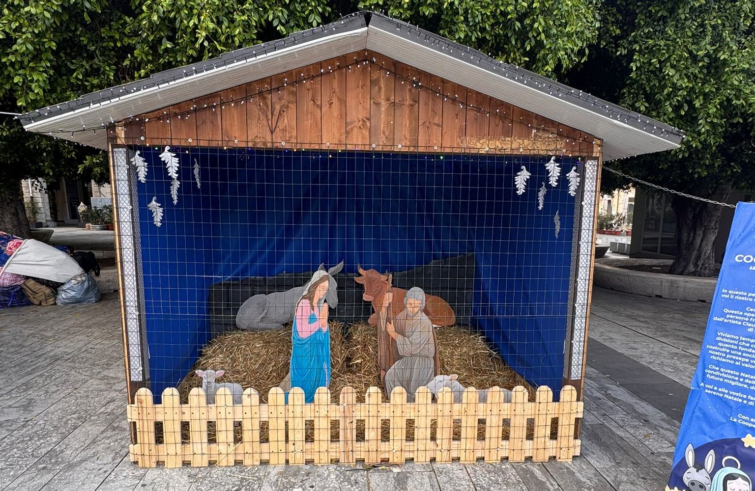 presepe vandalizzato coop libero nocera duomo