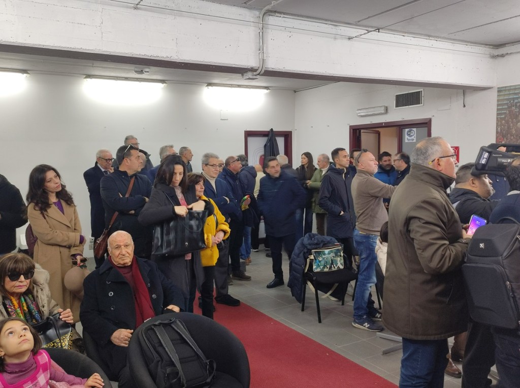 Giornalisti sala stampa Licordari