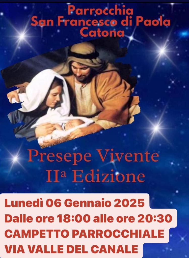 presepe vivente catona rc