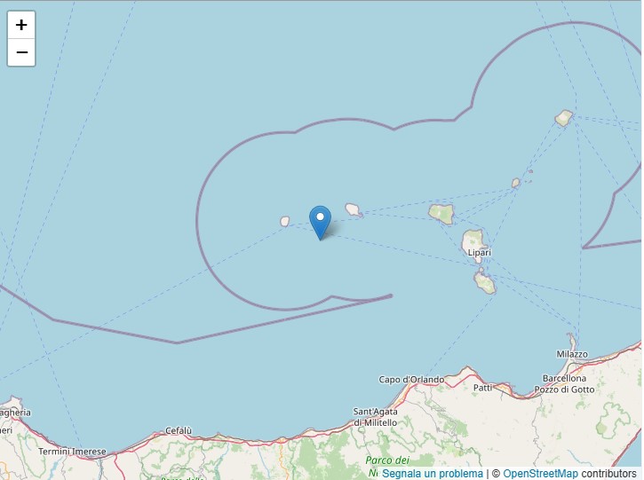 mappa terremoto