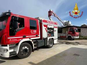 vigili del fuoco incendio spilinga ()