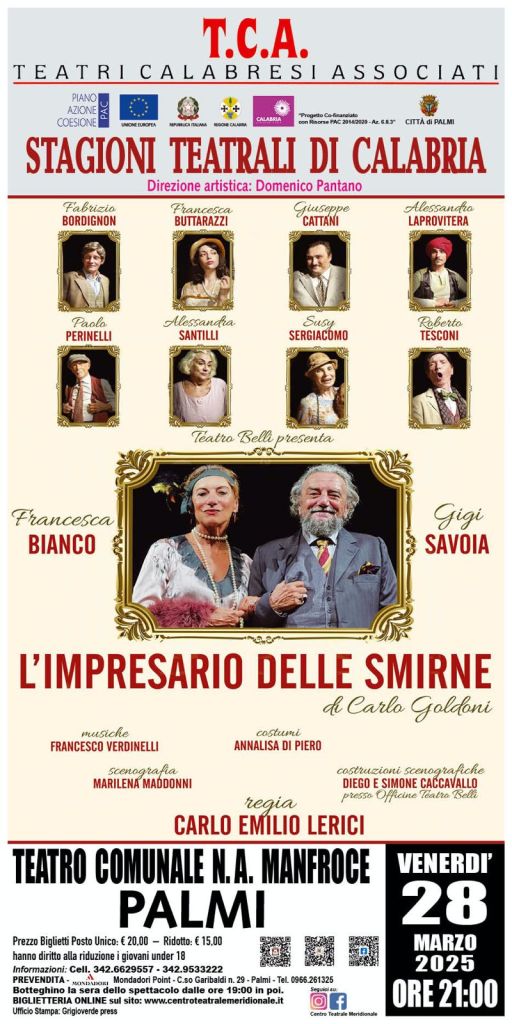 L'Impresario delle Smirne Goldoni Palmi