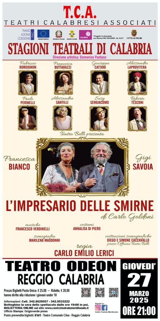 L'Impresario delle Smirne Goldoni Reggio Calabria