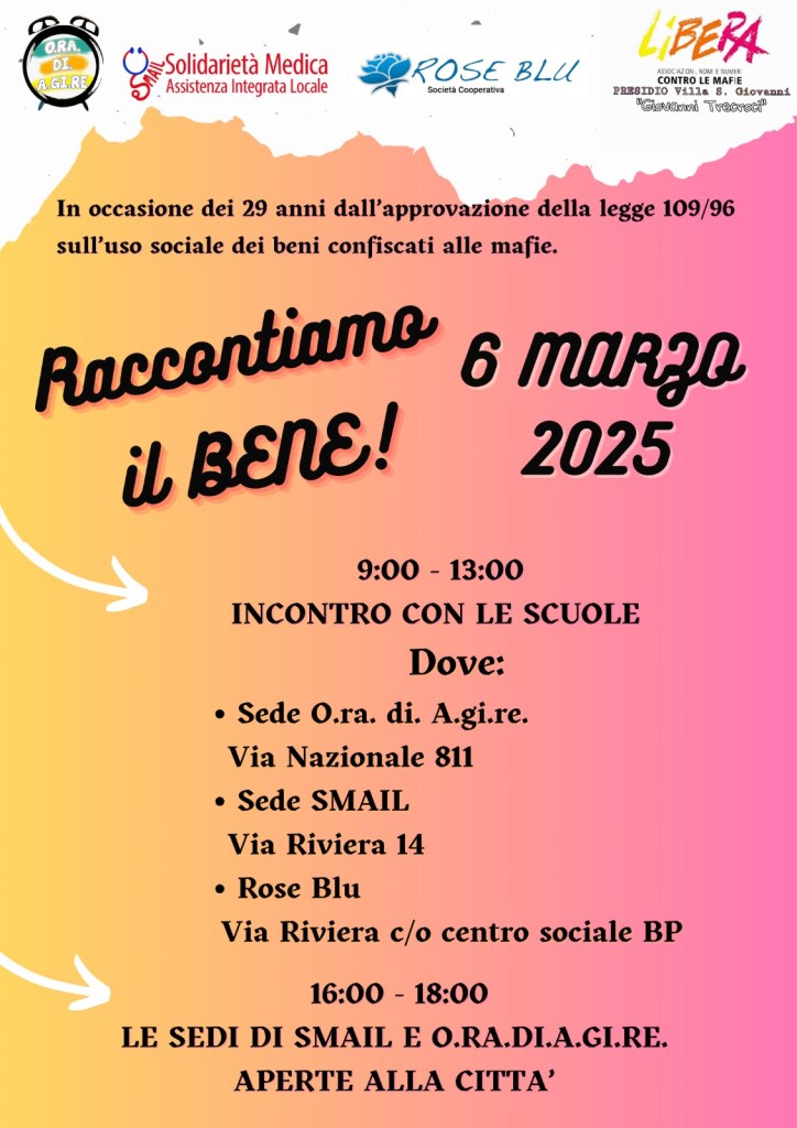 LOCANDINA EVENTO SIAMO APERTI MARZO