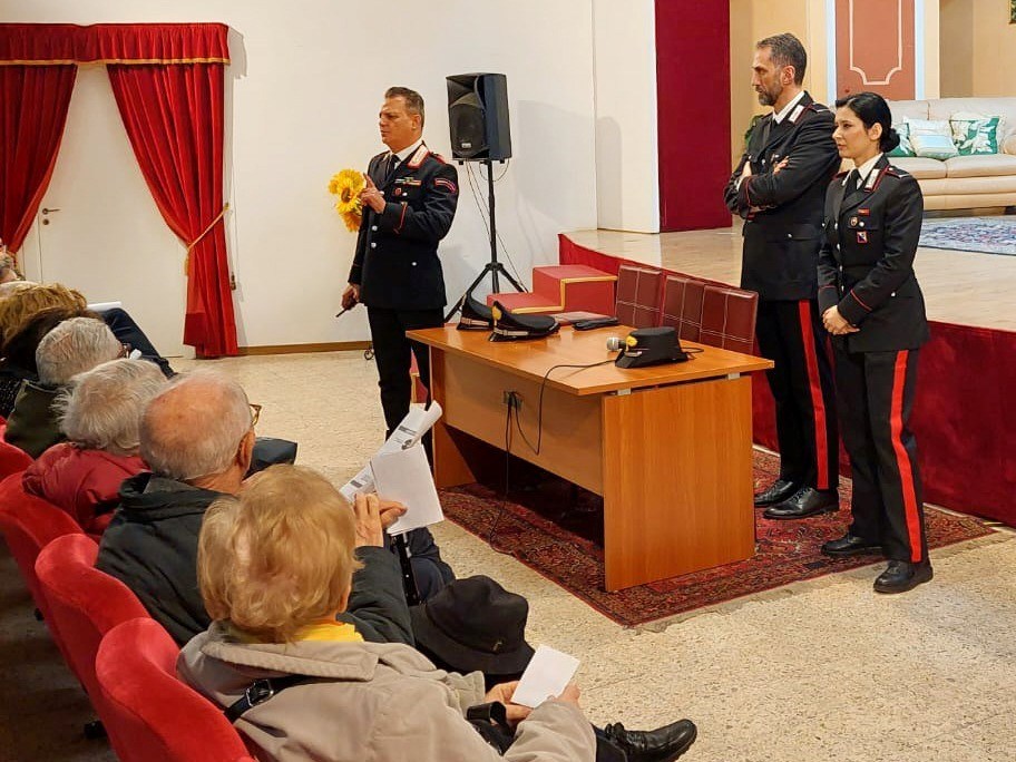 Truffe agli anziani, incontro con i Carabinieri alla Parrocchia di San Bruno