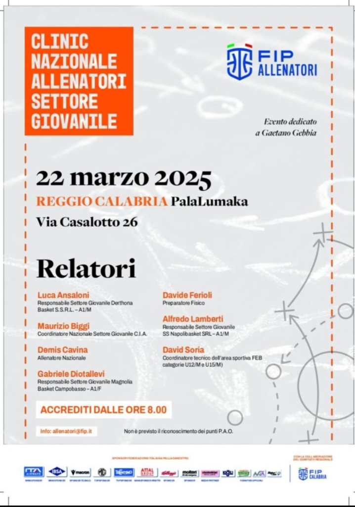 clinic allenatori FIP