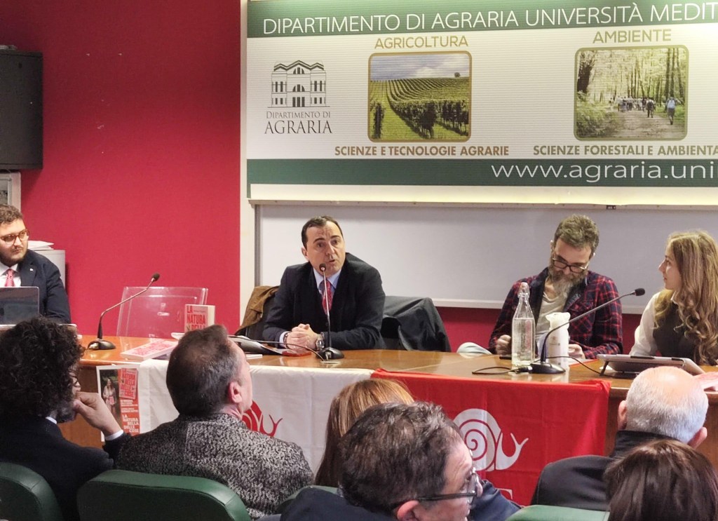 Mantegna al Congresso Slow Food Reggio Calabria: ‘Un motore per il futuro del cibo sostenibile’