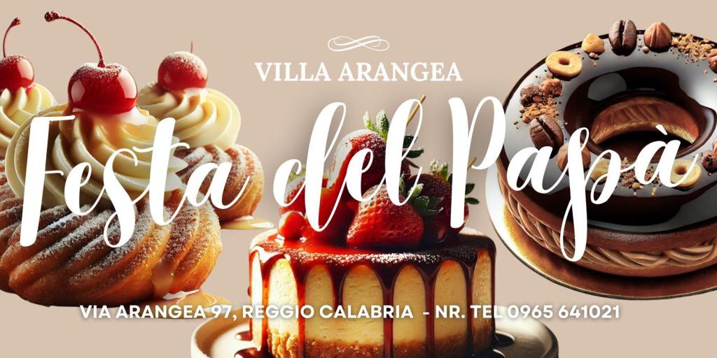 locandina festa papa villa arangea