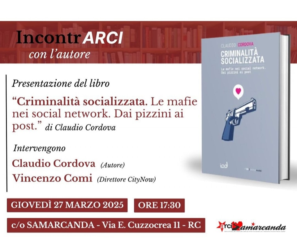 locandina libro Claudio Cordova ARCI SAMARCANDA