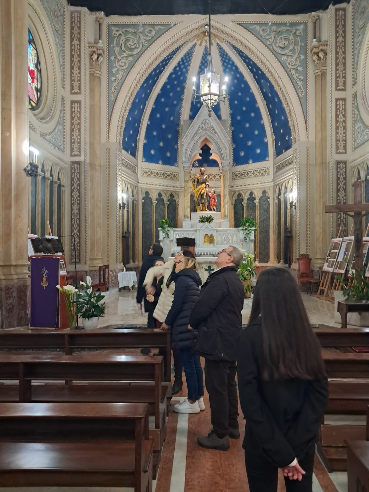 visitatori chiesa di san Giuseppe