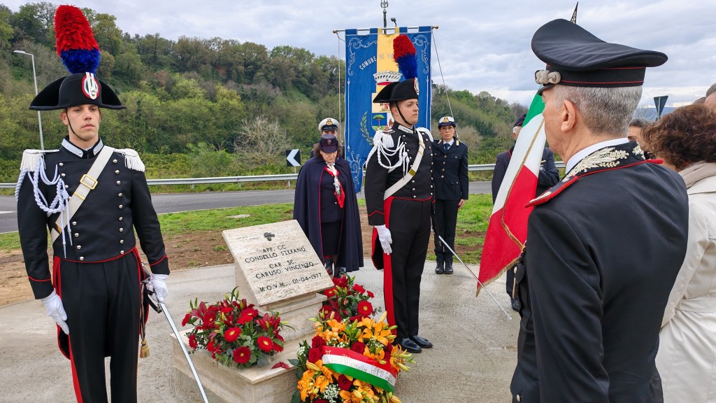 ° ANNIVERSARIO DELL’ECCIDIO DEL M O V M APPUNTATO STEFANO CONDELLO E M O V M CARABINIERE VINCENZO CARUSO