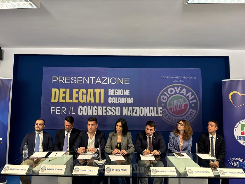 Forza Italia giovani, presentati i delegati calabresi al Congresso nazionale: presente Giusi Princi