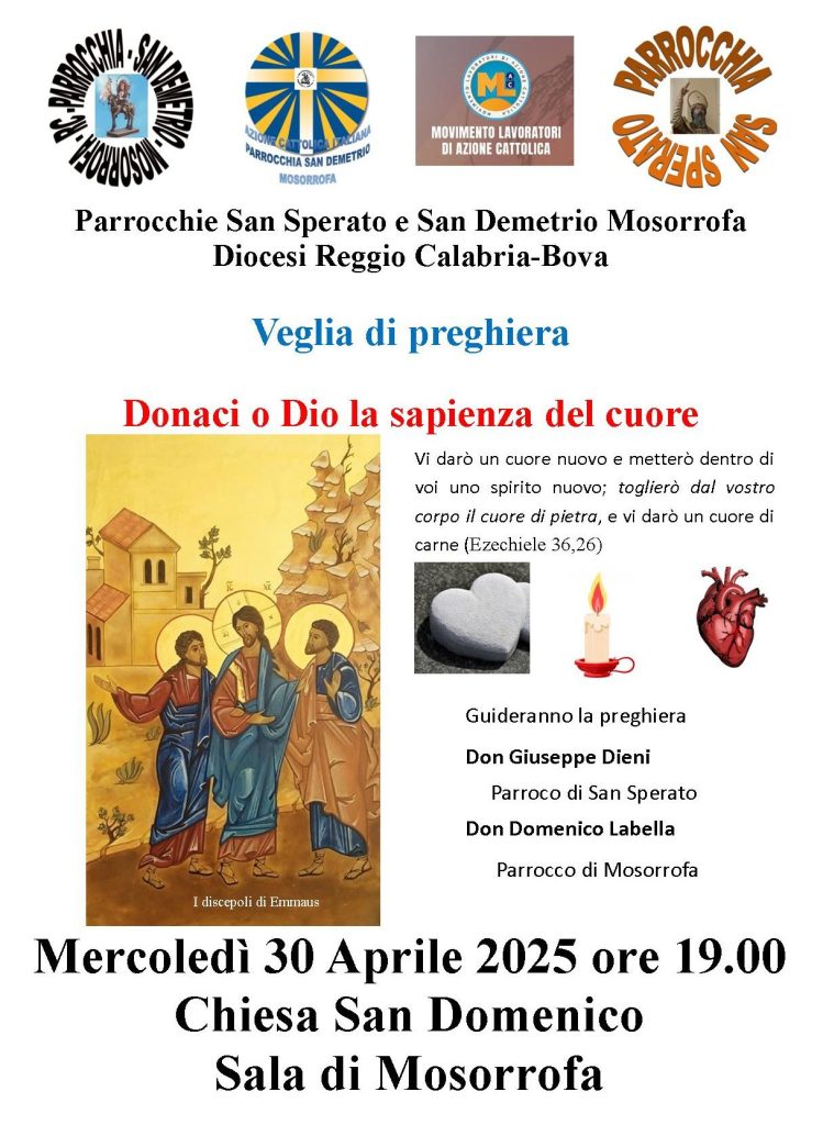Veglia di preghiera maggio Sala di Mosorrofa