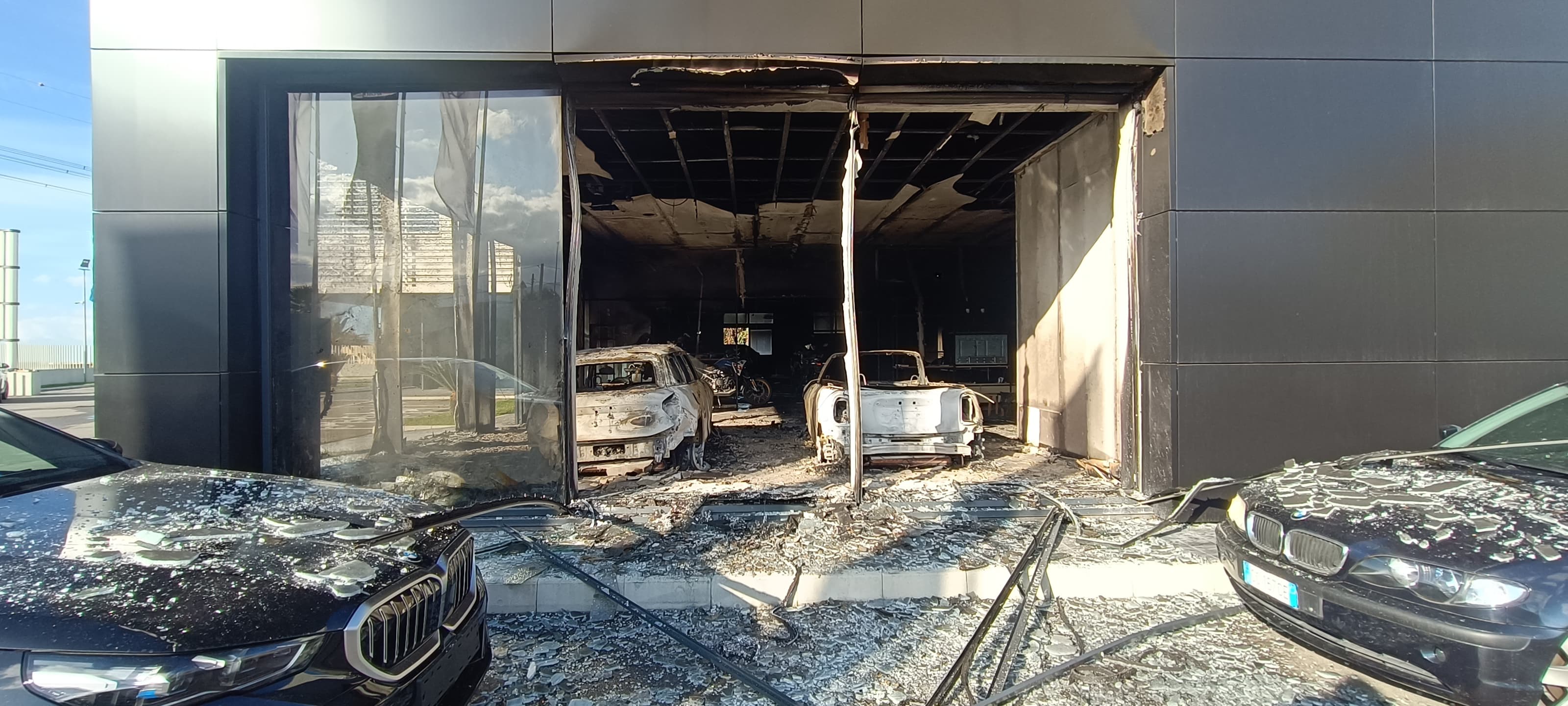 incendio calabria motori