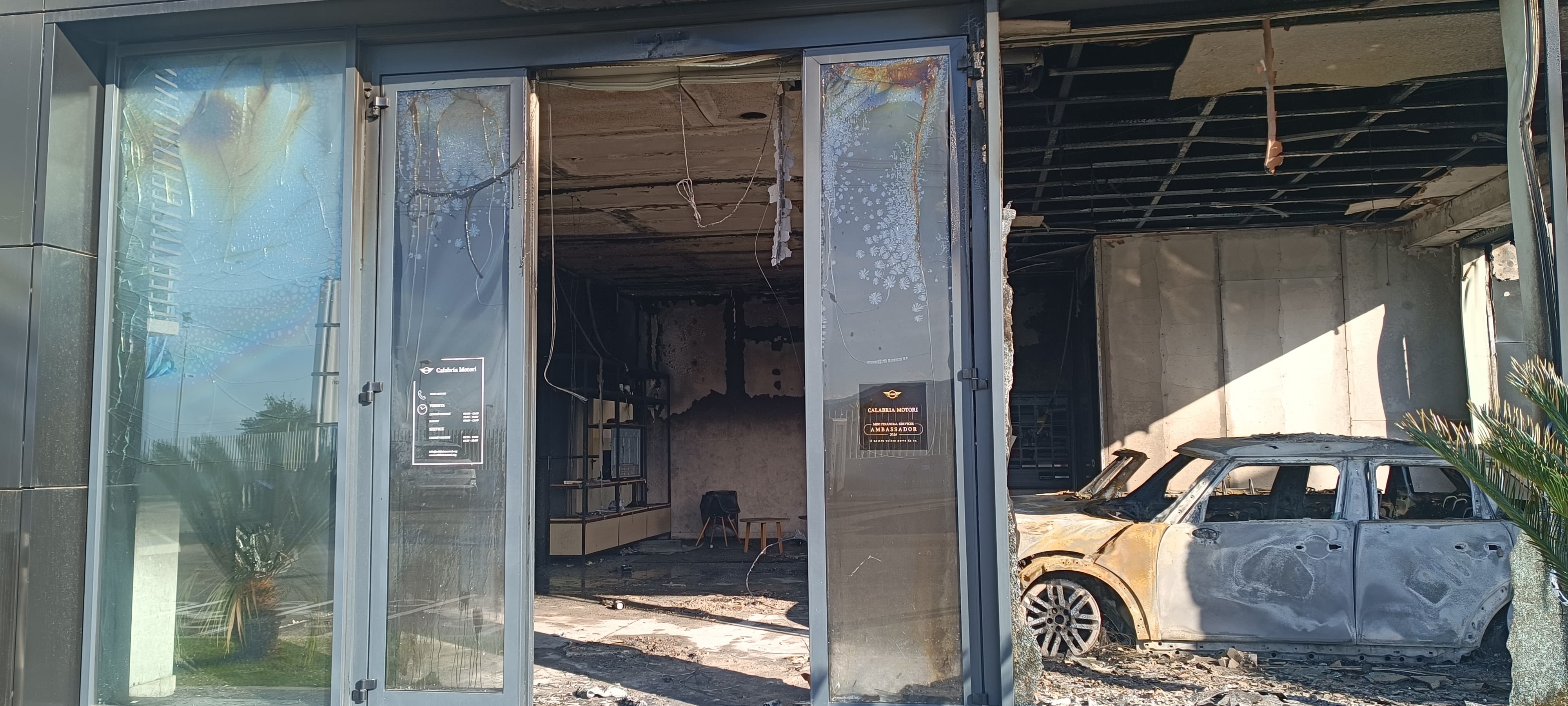 incendio calabria motori