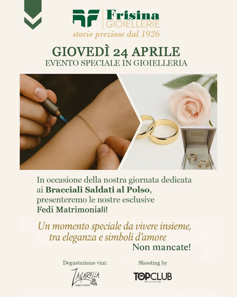 locandina frisina gioiellerie