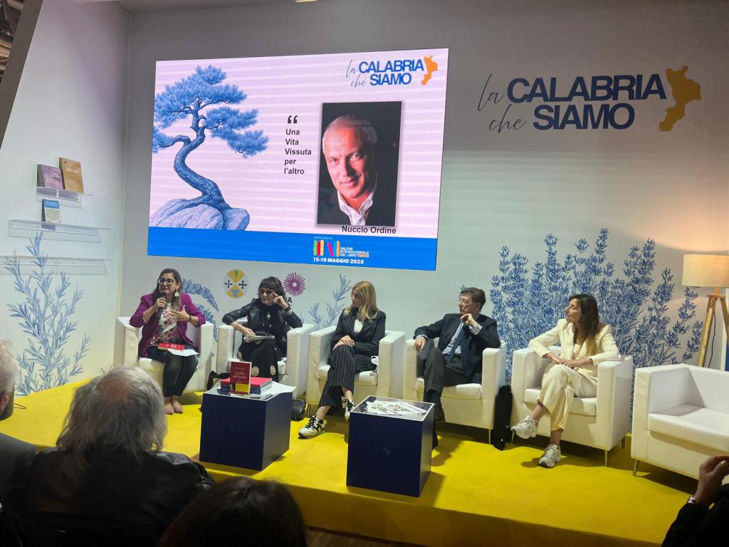 La Calabria celebra Nuccio Ordine al Salone del Libro di Torino