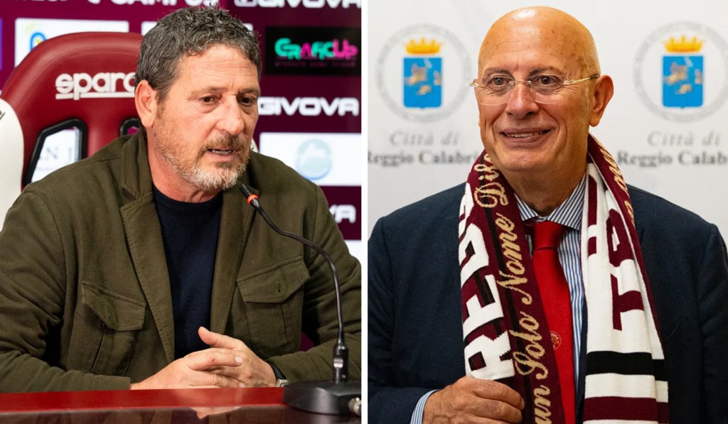 Reggina, Ballarino conferma Trocini. Le dichiarazioni del patron