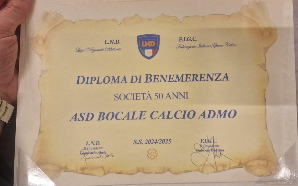 Bocale Benemerenza