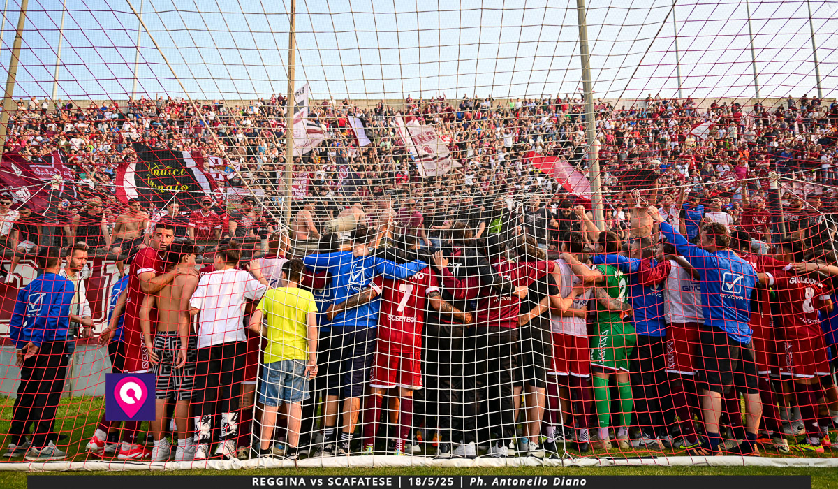 Curva Sud Giocatori Festa Reggina