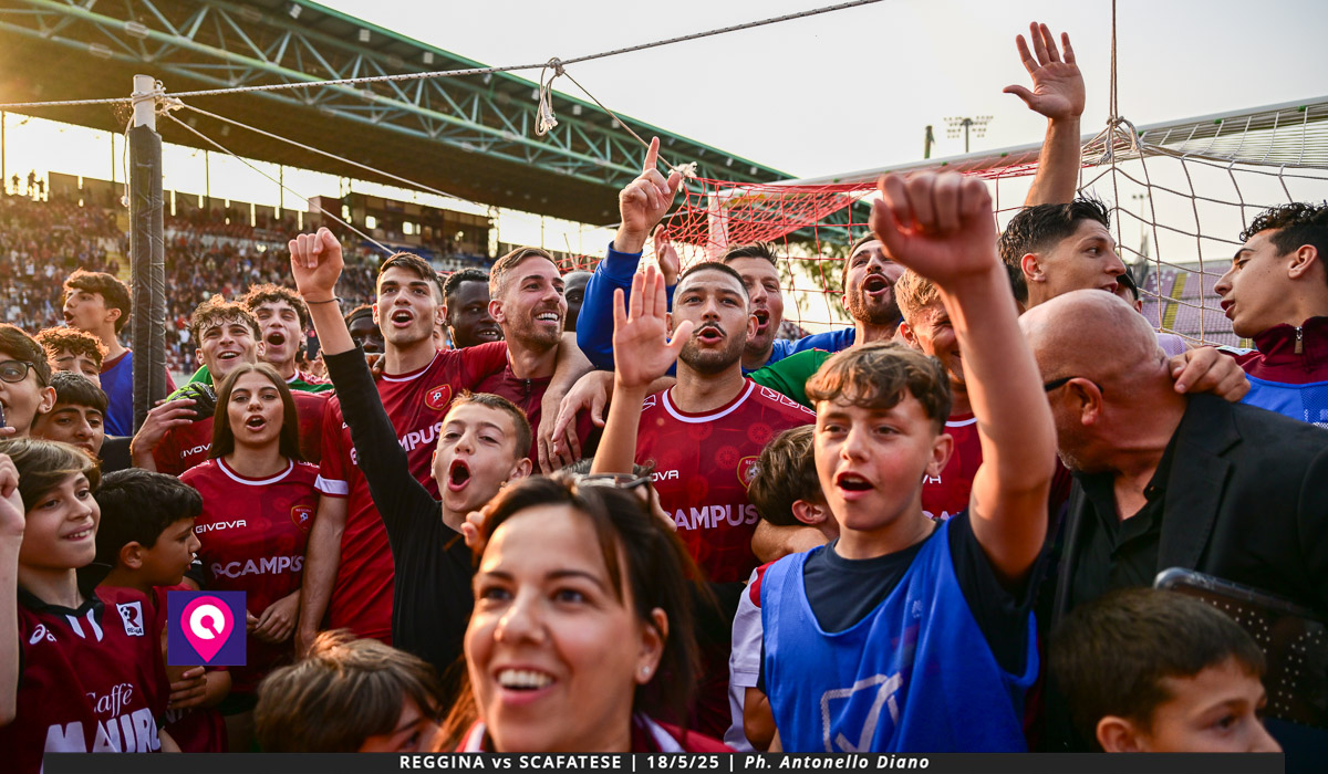 Festa Reggina Tifosi Curva Sud