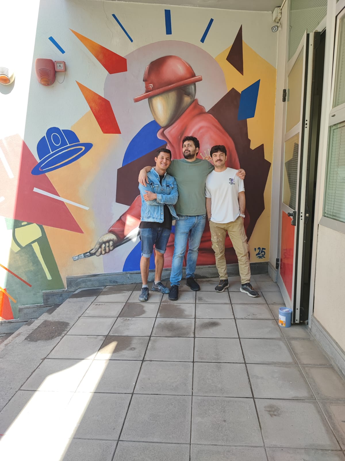 Murales di Boris Veliz colora il Museo Interattivo dell’Antincendio