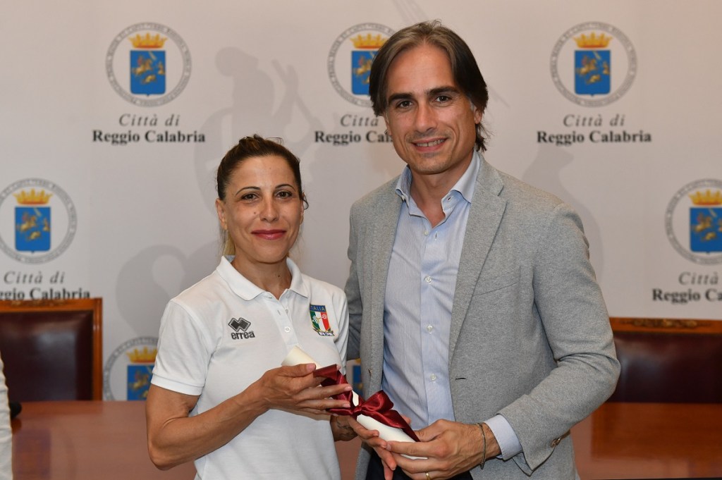 Premiata a Palazzo San Giorgio l’atleta paralimpica Anna Morabito