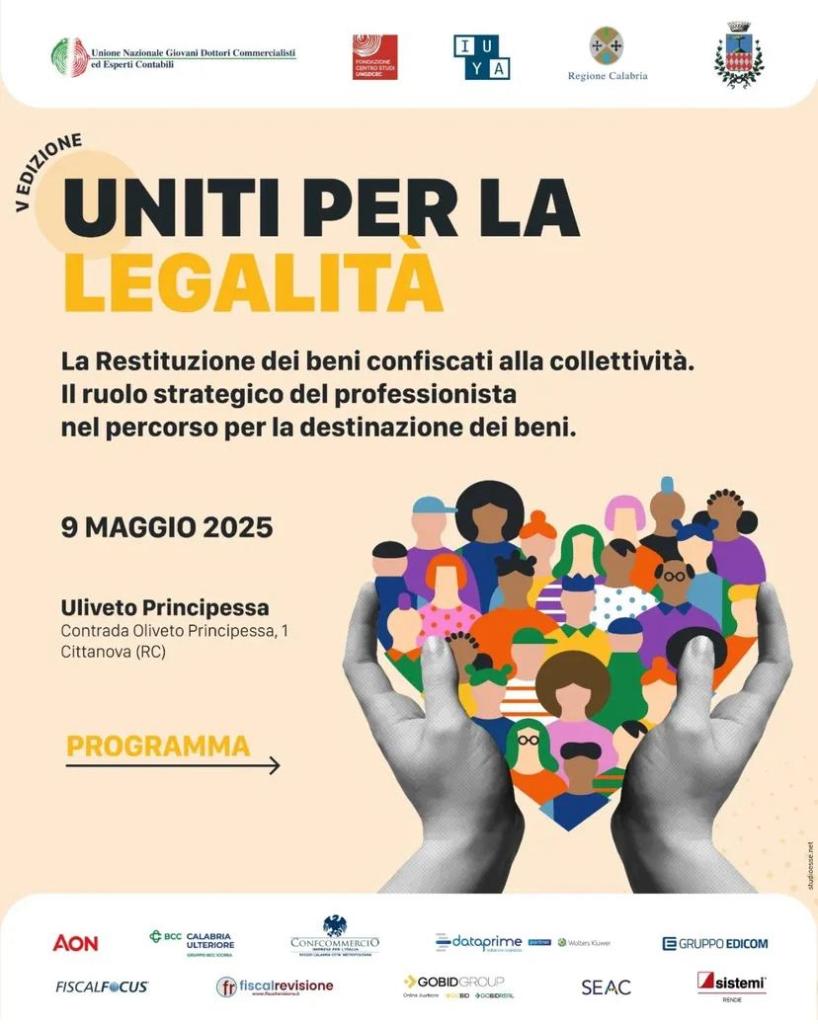 Locandina Uniti per la legalità