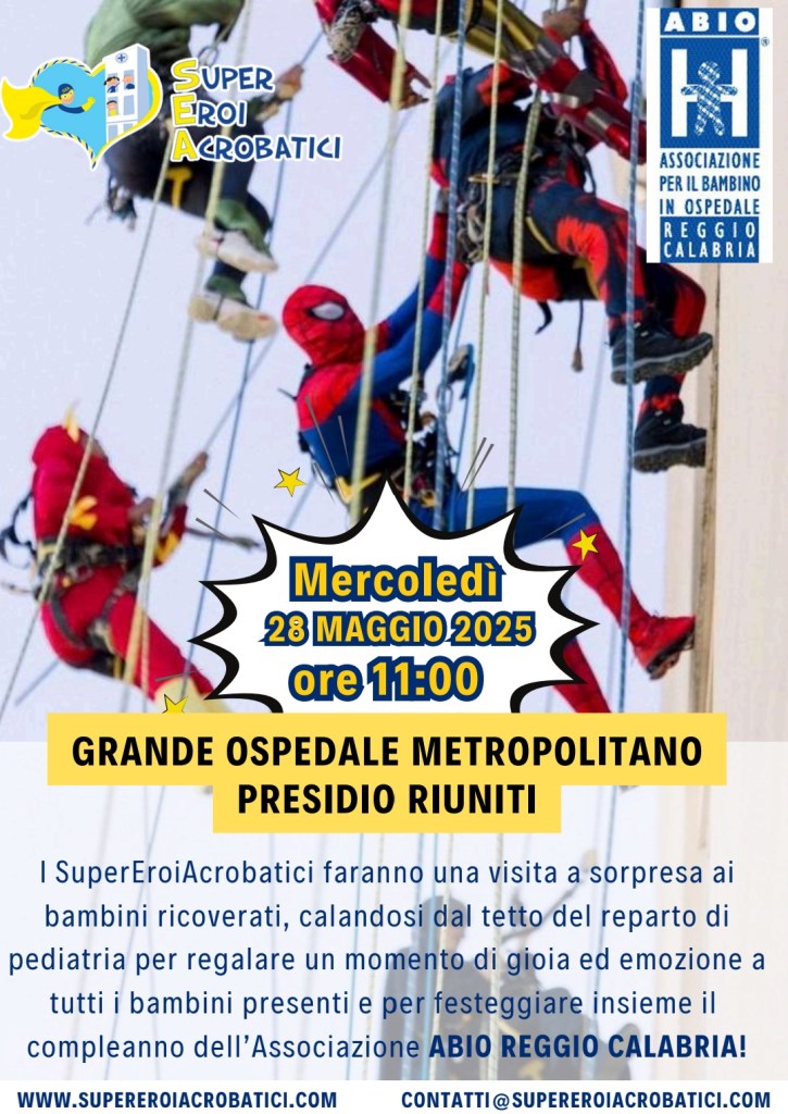 giornata sorrisi supereroi acrobatici GOM