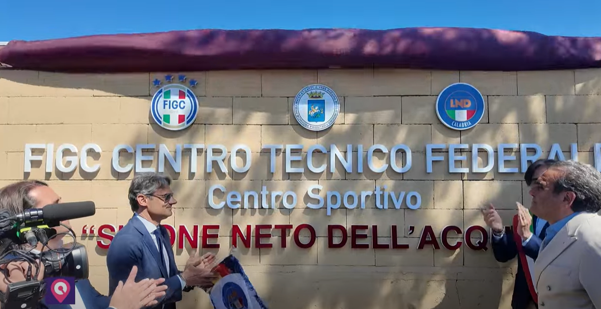 inaugurazione campo ciccarello neto dell'acqua