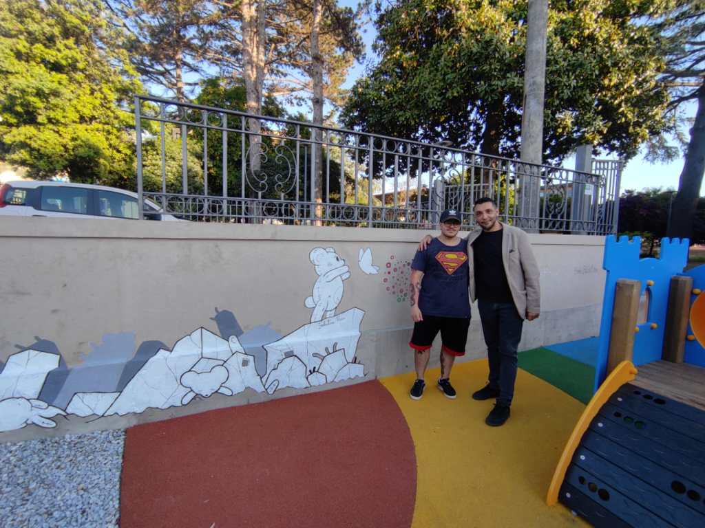 murales palestina cinquefrondi