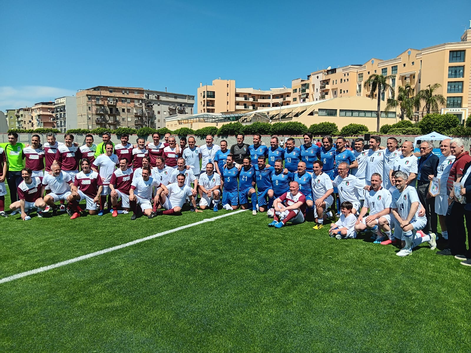 nazionale sindaci parlamentari campo figc ciccarello