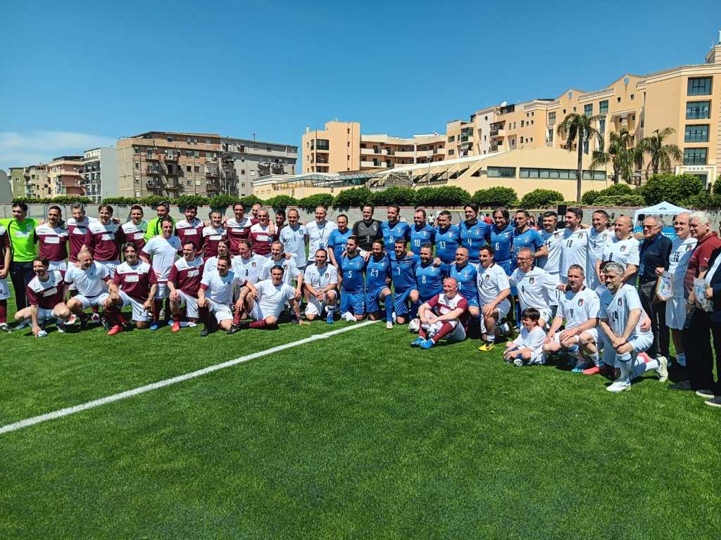 nazionale sindaci parlamentari campo figc ciccarello