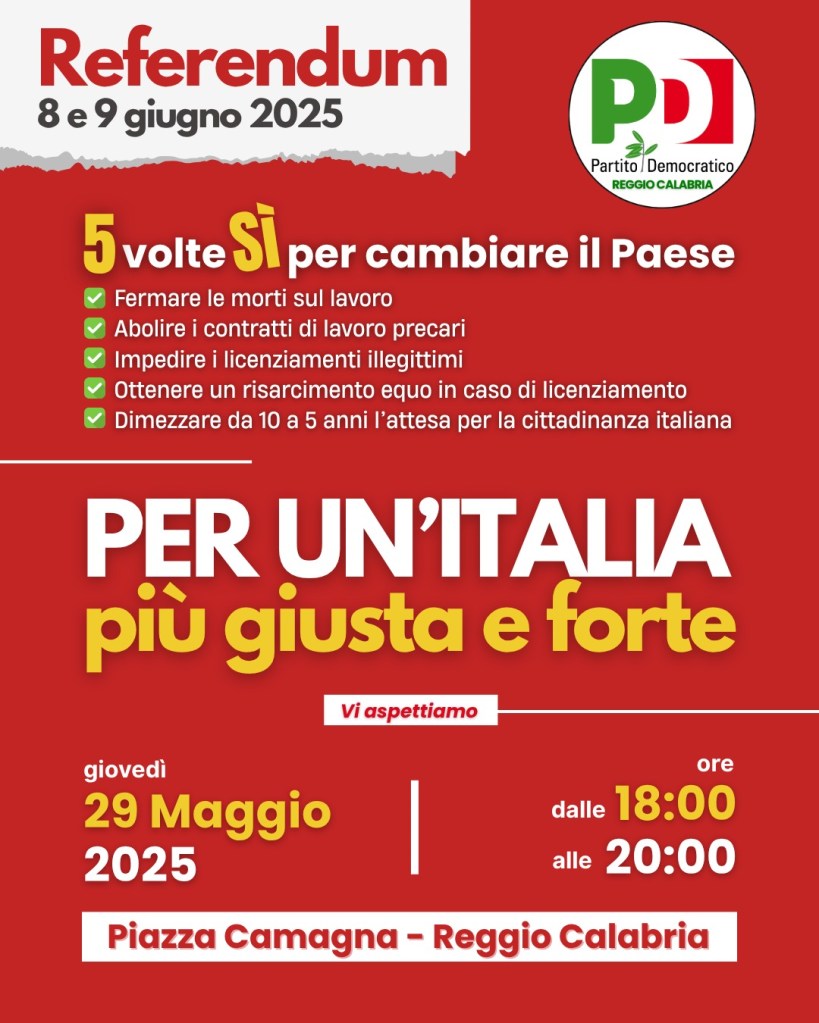 pd referendum locandina