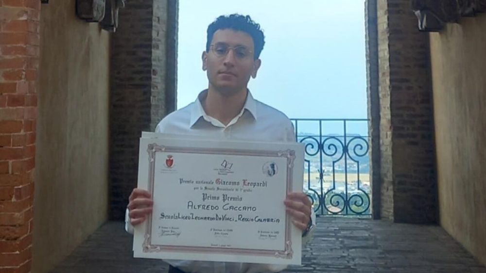 Alfredo Caccamo premio Leopardi