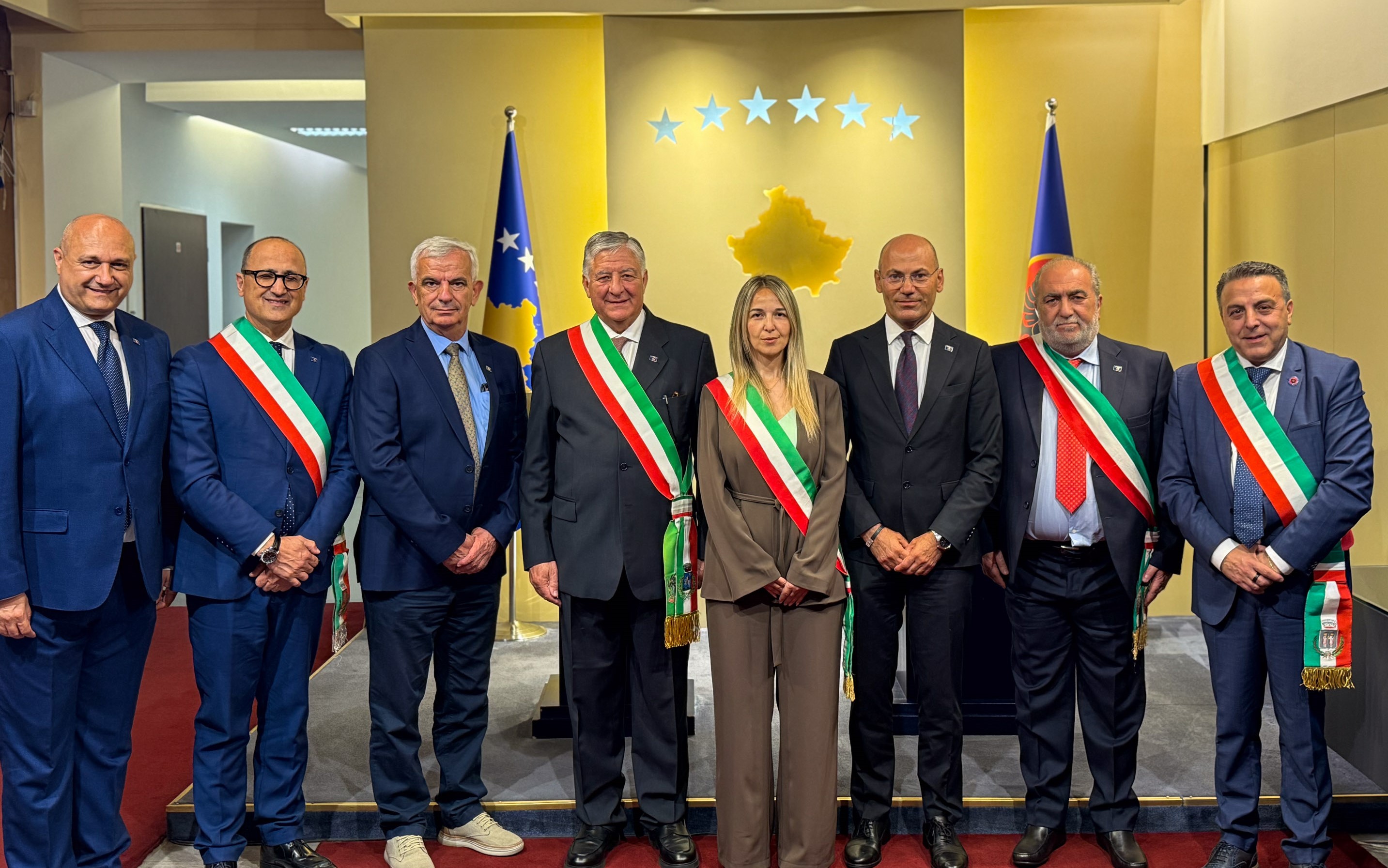 Delegazione della Fondazione Arbereshe nella Presidenza della Repubblica del Kosovo