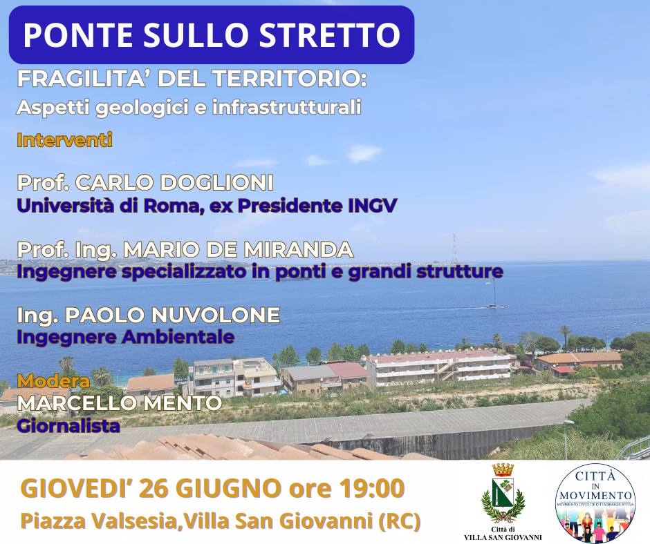 FRAGILITA’ DEL TERRITORIO , CONDIVISIONE E TUTELA DEL TERRITORIO ()