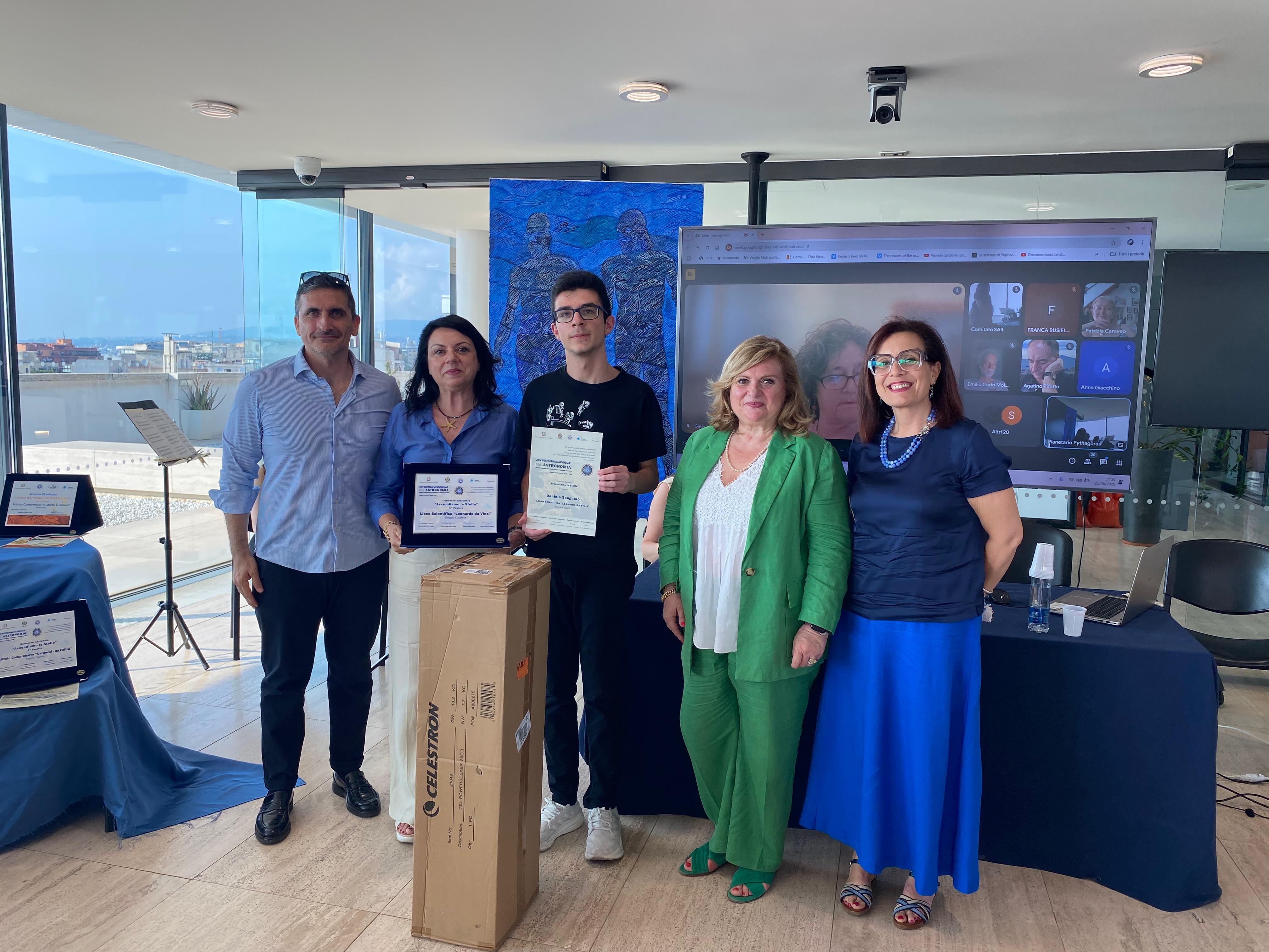 Spagnolo liceo vinci premio