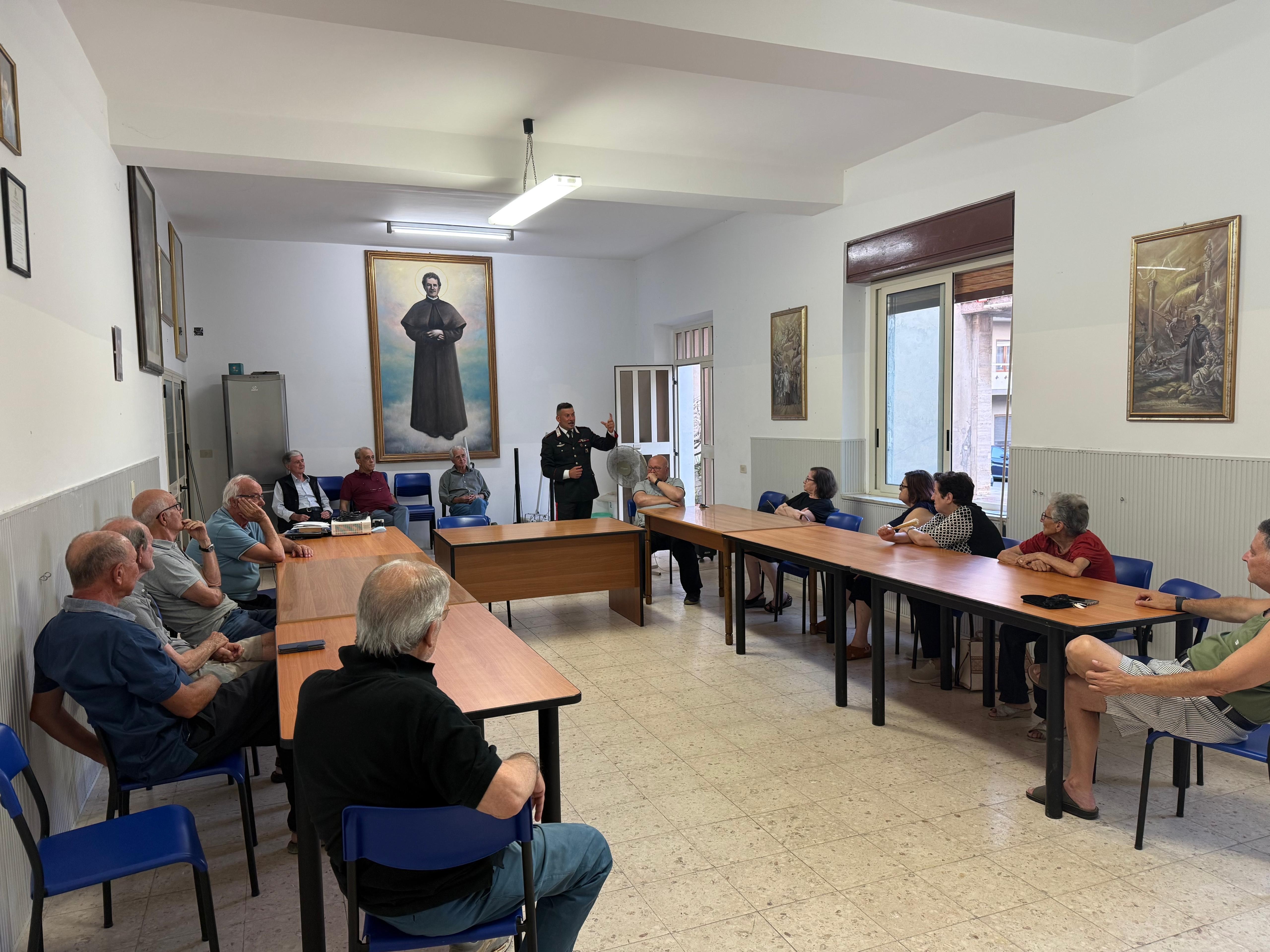 bova marina incontro carabinieri anziani