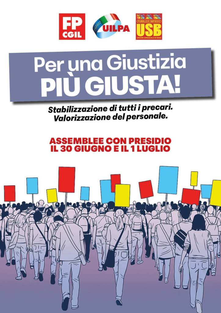 locandina presidi giustizia