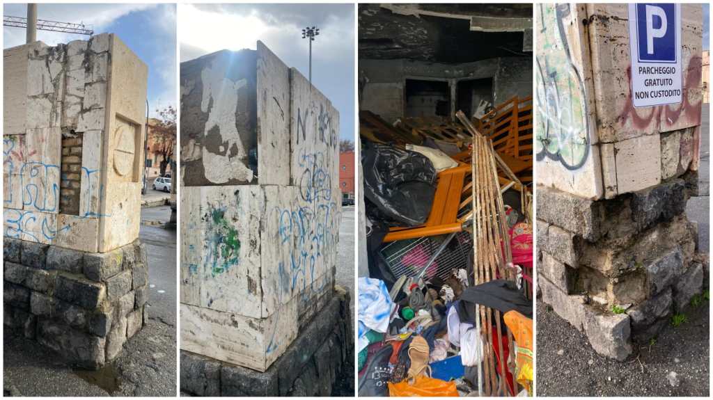 piazza del popolo degrado