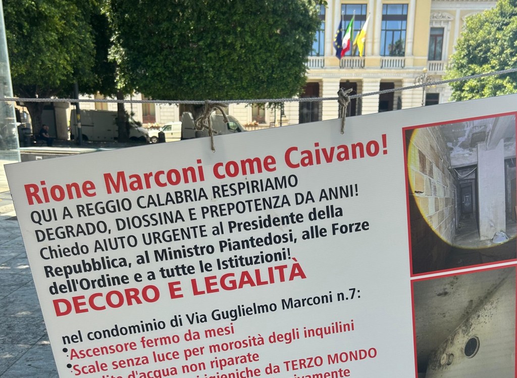 protesta rione marconi